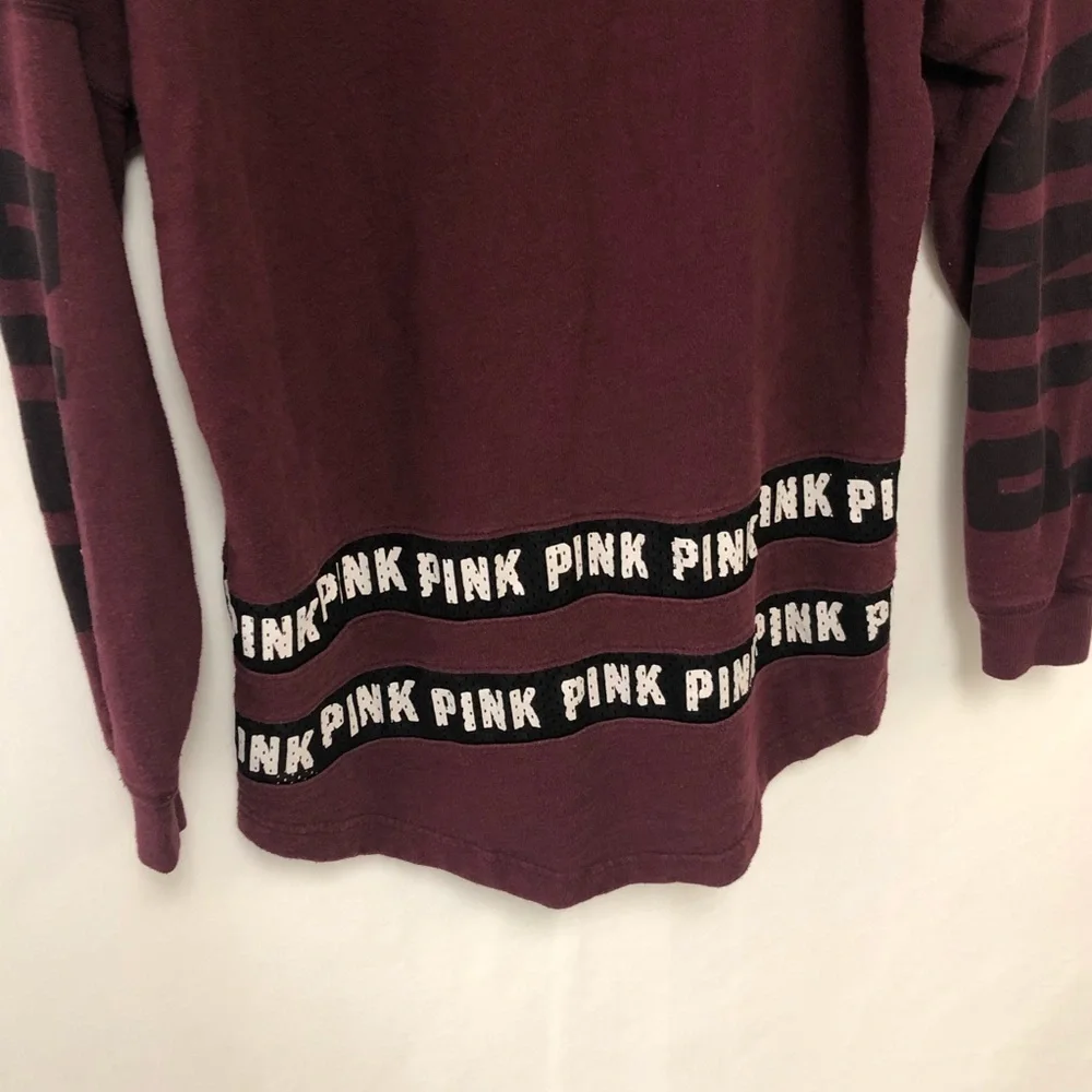 PINK Victoria’s Secret Oversized Sweatshirt Sz S